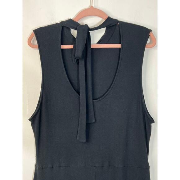 Who What Wear Black Knit Turtleneck Sleeveless Minimalist Maxi Dress XXL - Picture 5 of 9